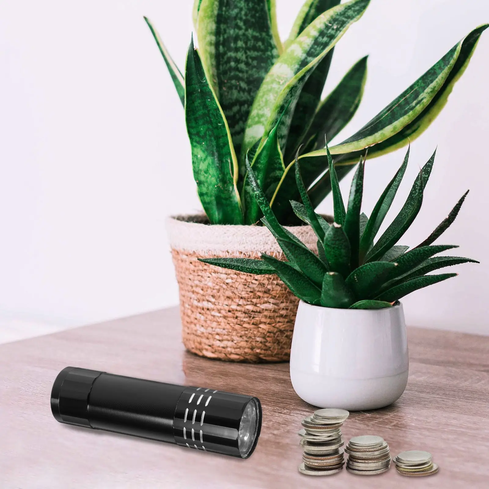 Flashlight Hiding Box UV and Containers Money Secret Small Tools Can Aluminum Alloy Safe Man