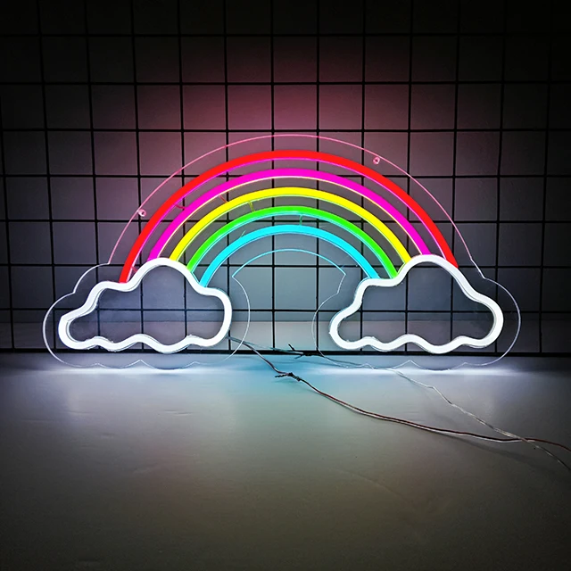 Customizable New Style LED Strip Light Neon Logo Direct Factory IP65 Hanging Bar Signs for Advertising