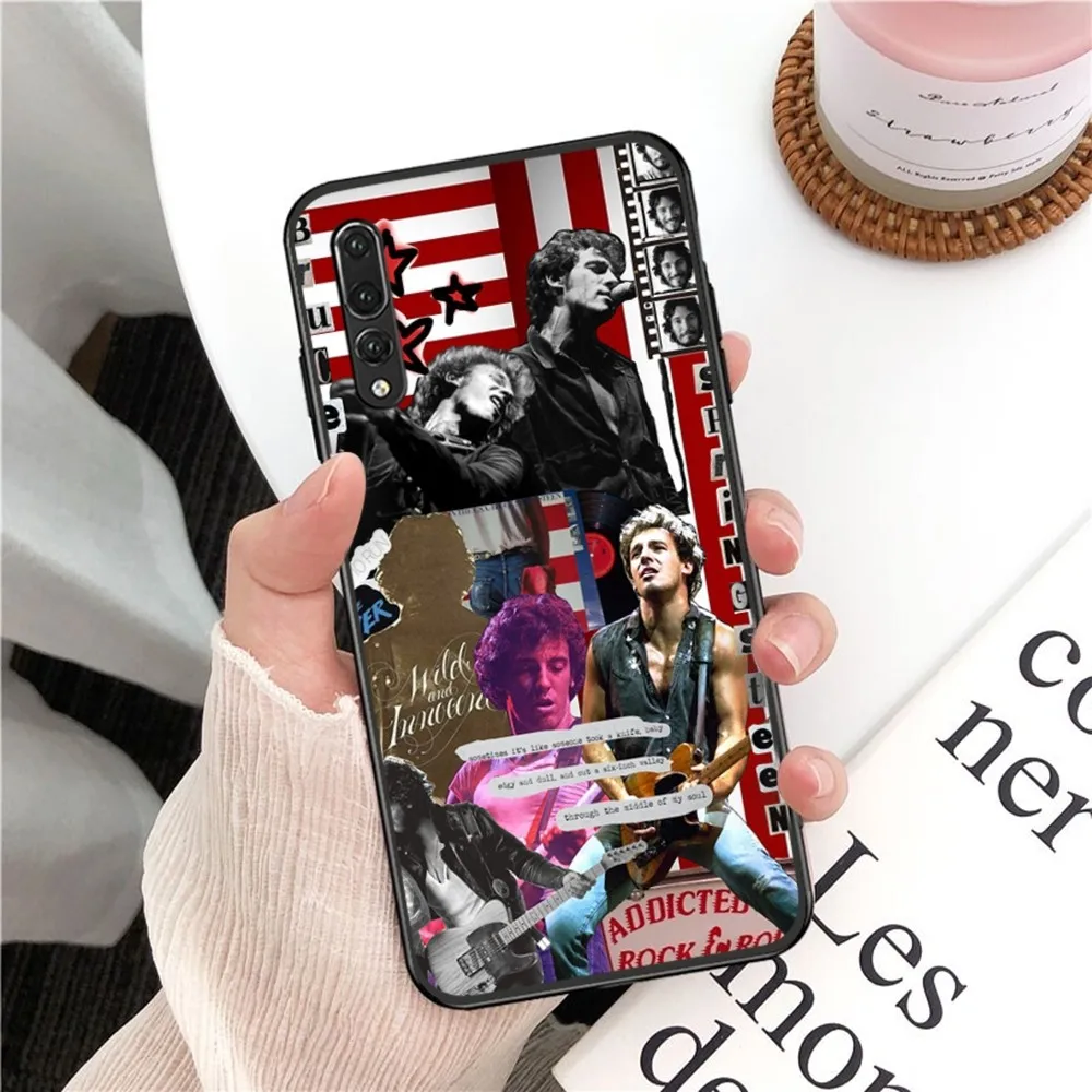 Bruce Springsteen Guitar Phone Case For Huawei P 8 9 10 20 30 40 50 Pro Lite Psmart Honor 10 Lite 70 Mate 20lite