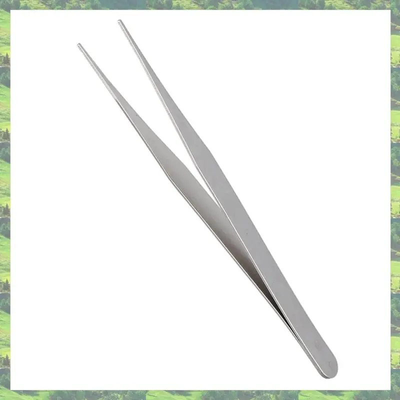 

A59Z-4X Прямой пинцет с тонкими точками серебряного тона, 4 1/2 дюйма