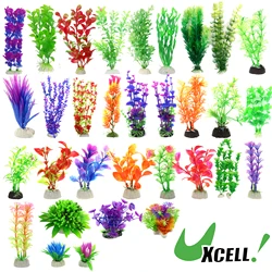 UXCELL 2PCS Fish Tank Water Weeds Artificial Plants Grass Simulation Plant Flower Aquarium Ornament Grass Decoration Accessories