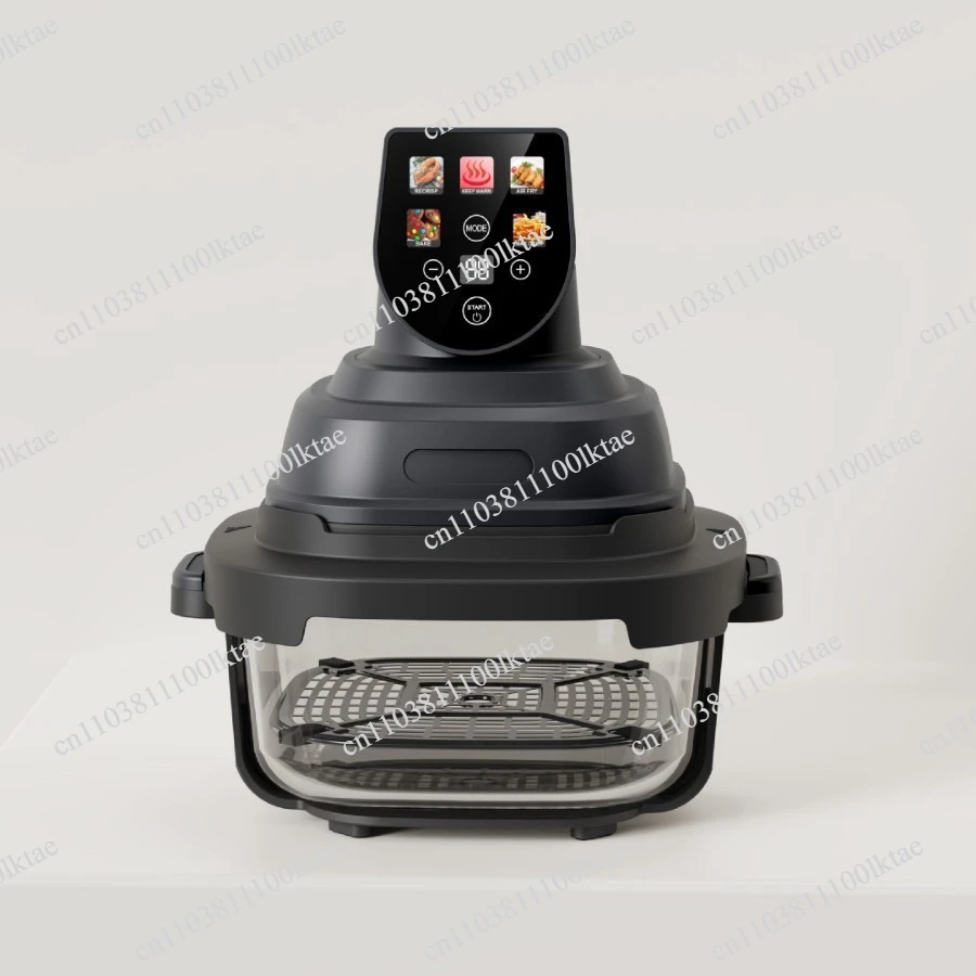 Color Screen Smart Air Fryer Air Fryer Glass Visual Fries Machine Electric Oven