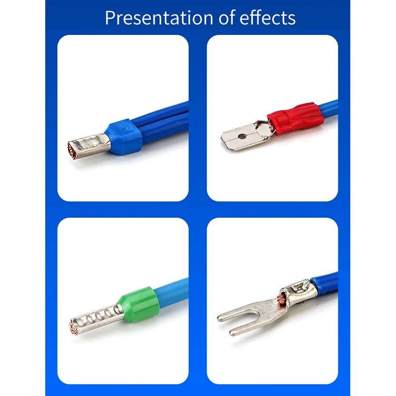 Electric Dynamic Crimping Machine Pneumatic Cable Crimping Tool Automatic Terminal Machine AM-10 Terminal Crimper Pliers Tool