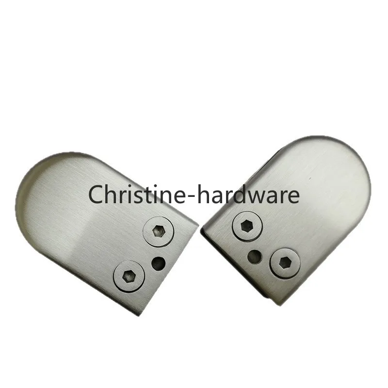Imagen 7: Soportes Redondos para Estantes, Abrazaderas, Clips para Vidrio de 6-12 mm, Madera, Acrílico, Tornillo Ajustable, 4/8 Piezas