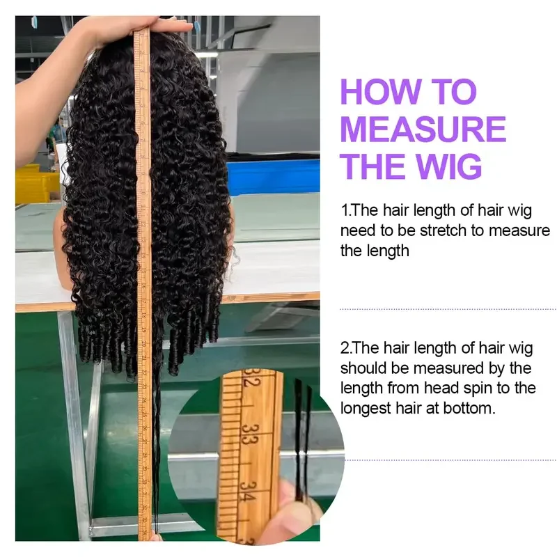 30 36 Inch  Burmese Curly Hair Wig 13x6 HD Lace Front Human Hair Hair Wig 250% Density 13x4 Lace Front Loose Deep Wave Wig image 5