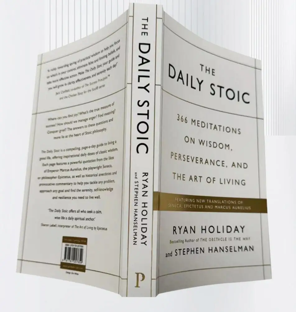 The Daily Stoic By Ryan Holiday 366 Meditations on Wisdom Perseverance and The Art of Living Book Libros