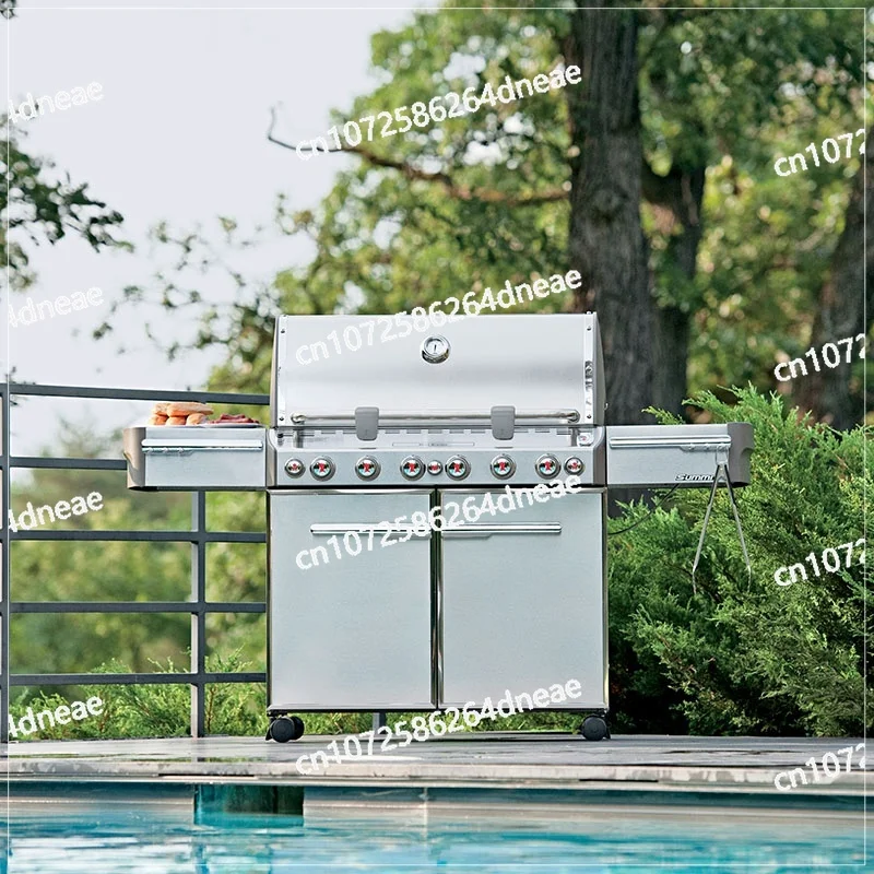 Courtyard American Gas Oven Villa Garden S670