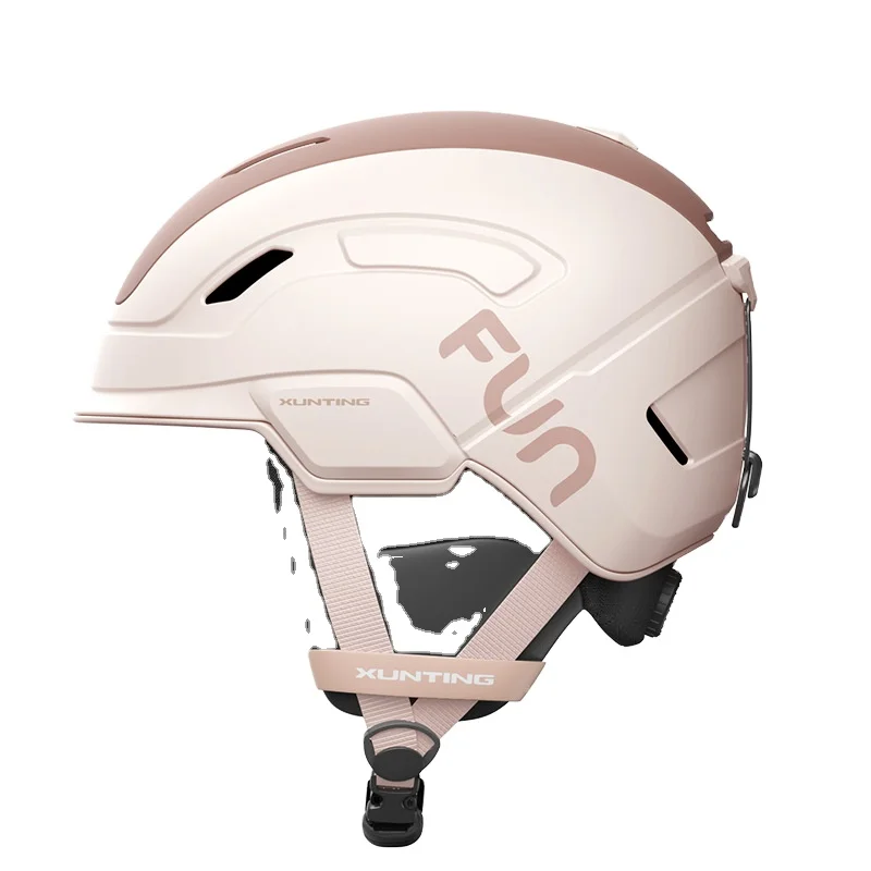 

Xunting Professional Single Board Ski Helmet for Women Anti-Collision Equipment Winter Warmth for Men Adult Skating Cold