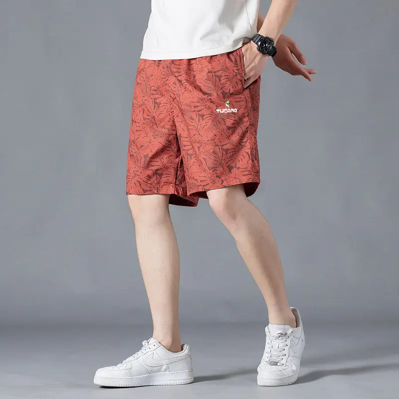 

Waed Pure Cotton orts Men's Summer Casual Sport Straight Loose Matching Five Beach Pants TUCANO Faion Trend Brand