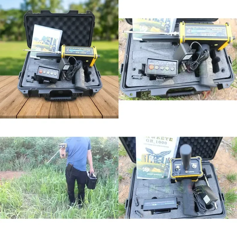 Long Distance Gold Detector Underground Metal Detector for Deep Buried Treasure Hunting Professional Ground Scanner