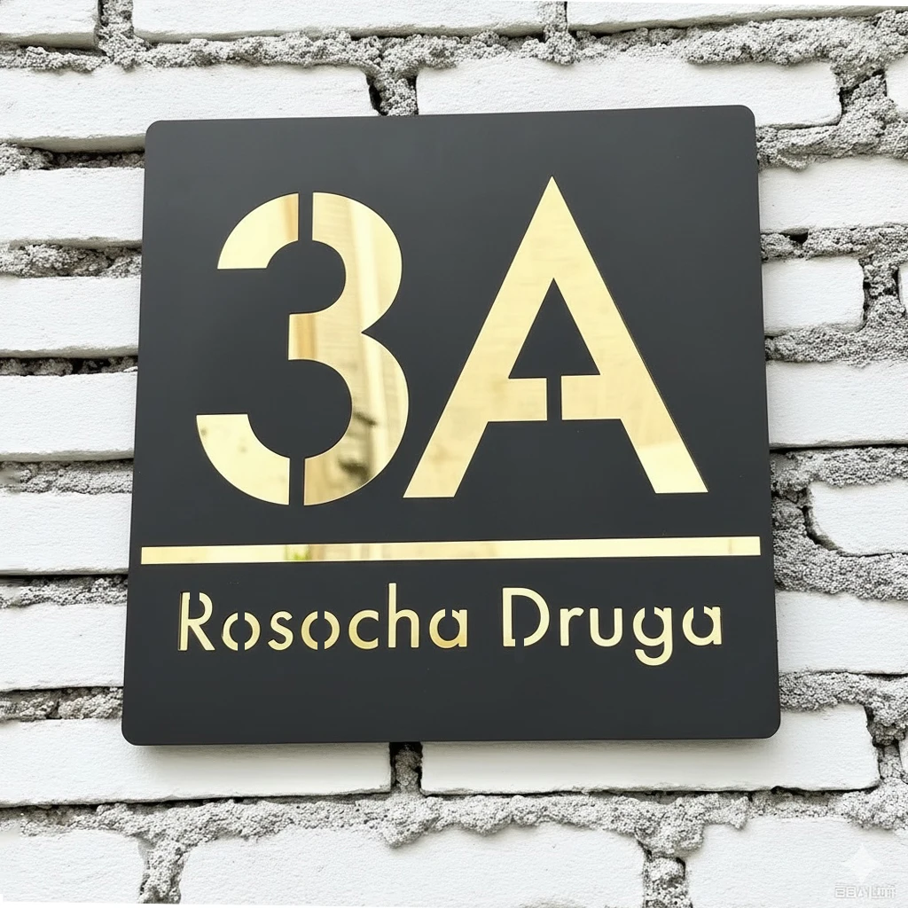 

Custom House Sign 15/20/30 inch 3D Laser Cut House Number Outdoor Acrylic Personalized Door sign numbers for house address plate