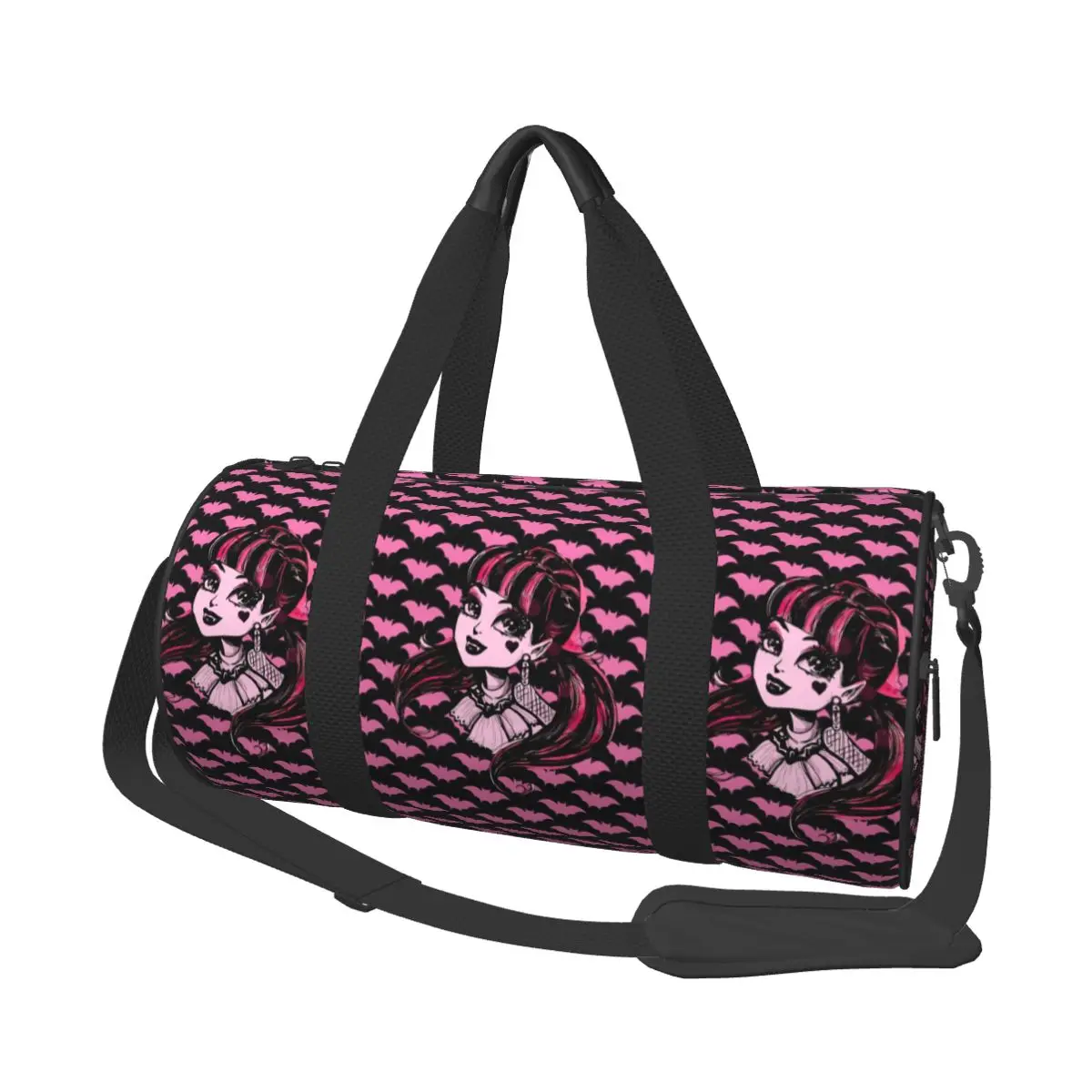 Monster High Girl Sporttassen Schattige Anime Met Schoenen Gymtas Waterdicht Heren Patroon Handtas Reizen Nieuwigheid Fitness Tas