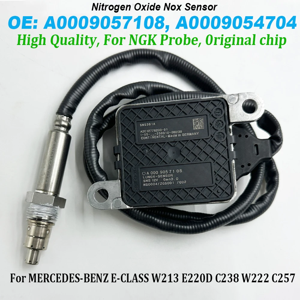 

A0009057108 A0009054704 0009057108 0009054704 Nox Sensor 12V For NGK Probe For MERCEDES-BENZ E-CLASS W213 E220D C238 W222 C257