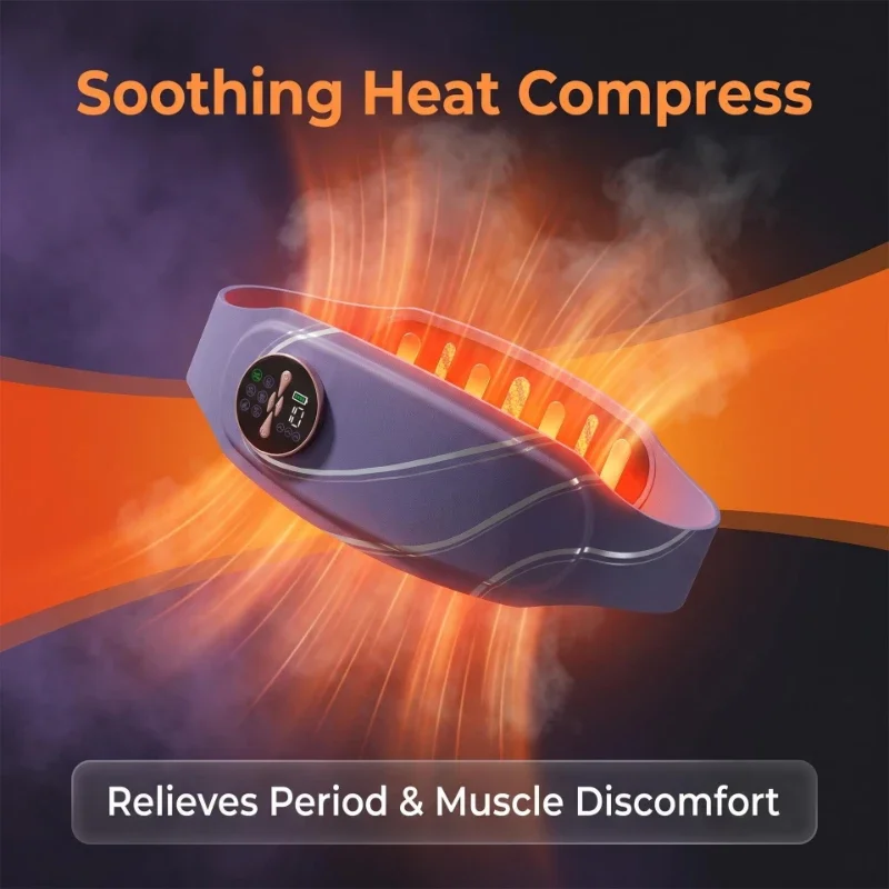 New Massage Belt Phototherapy Heating Application Waist and Abdominal Portable Sports Ems Fitness Equipment Body Building Device - view 3