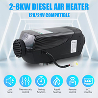 12/24V Air Diesel Heater 2/5/8KW Parking Heater with LCD Thermostat All In One Car Heater Fast Heating For Truck Boat Motorhomes