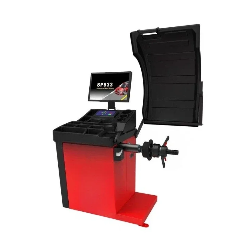 Automobile tire balancing machine, automatic ruler balancing machine, large tire balancer
