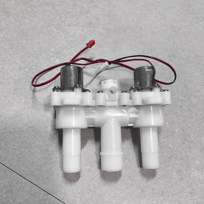 Light intelligent toilet solenoid valve flush  inlet valve double  simple flush valve