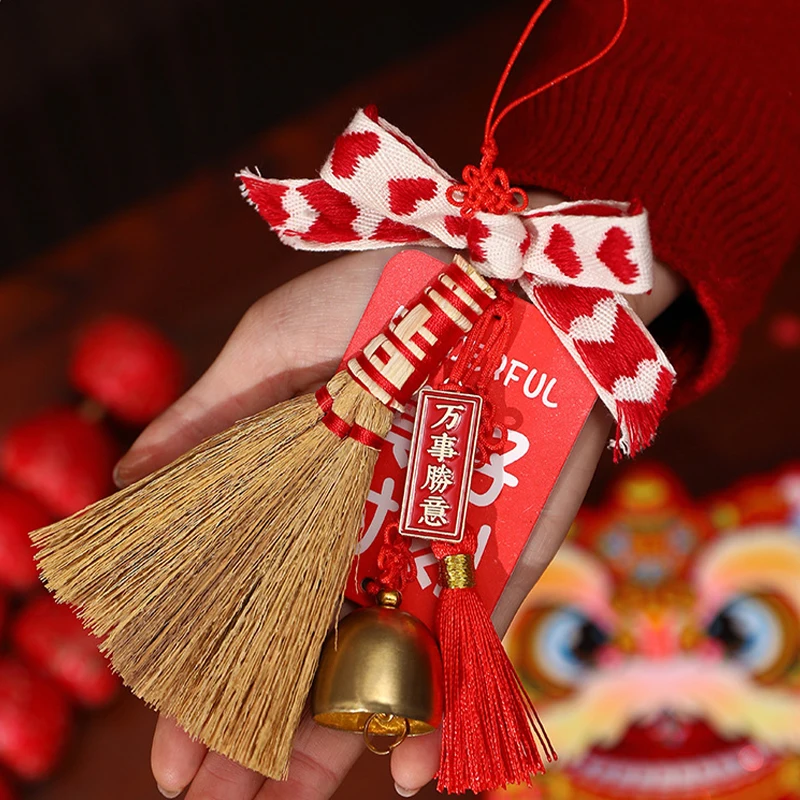 زينة رأس السنة الجديدة على شكل حصان، معلقة على الأبواب الاحتفالية لزينة مشهد عيد الربيع لعيد رأس السنة الجديدة لعام 2026