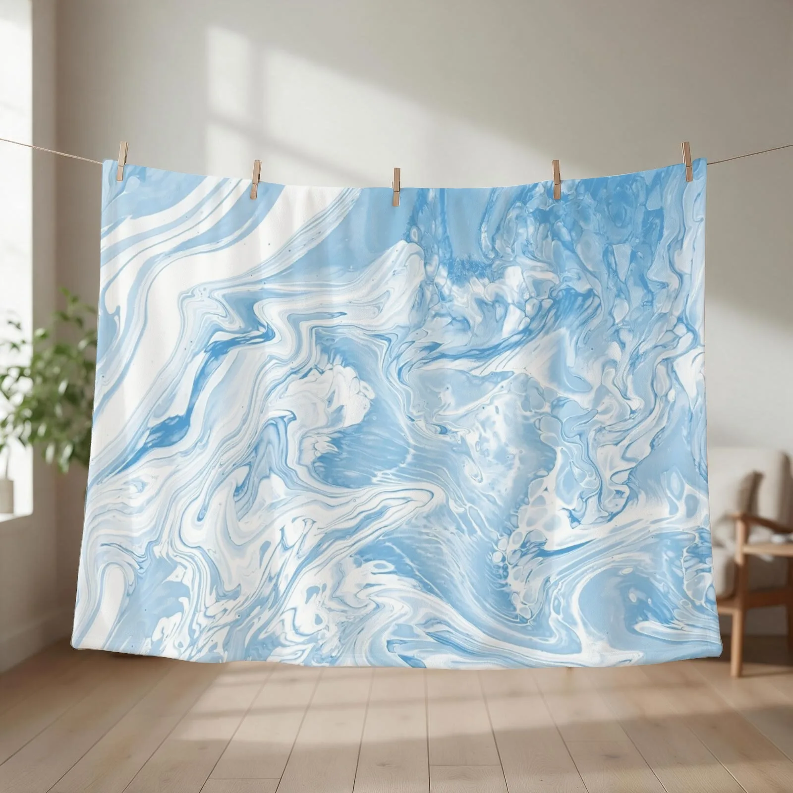 CLOUDY SKY MARBLE Throw Blanket Hairy cosplay anime Bed covers Luxury Designer Blankets