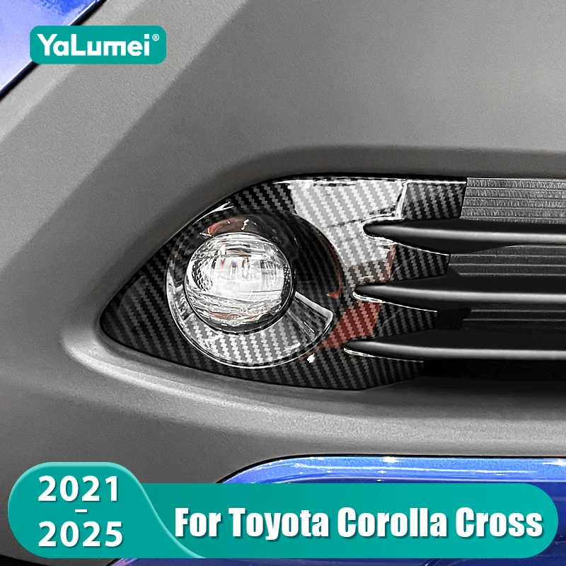 

For Toyota Corolla Cross XG10 2021 2022 2023 2024 2025 Hybrid Car Front Fog Lamp Trim Cover Exterior Accessories