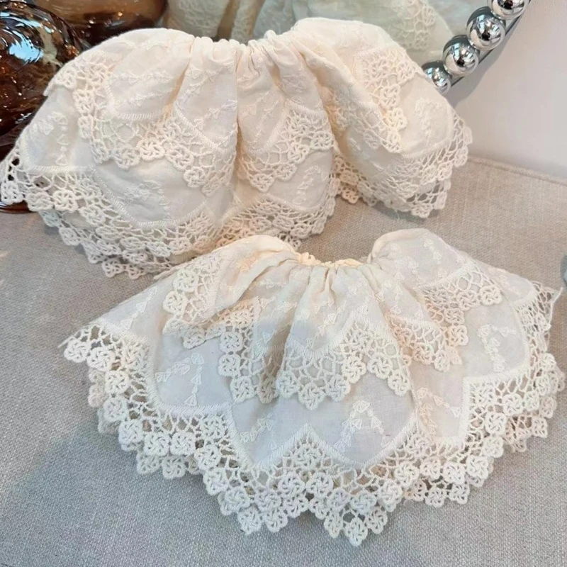 

Large Hair Ties Lace Hair Scrunchies PonytailHairHolder Women Hair Ornaments Dropshipping