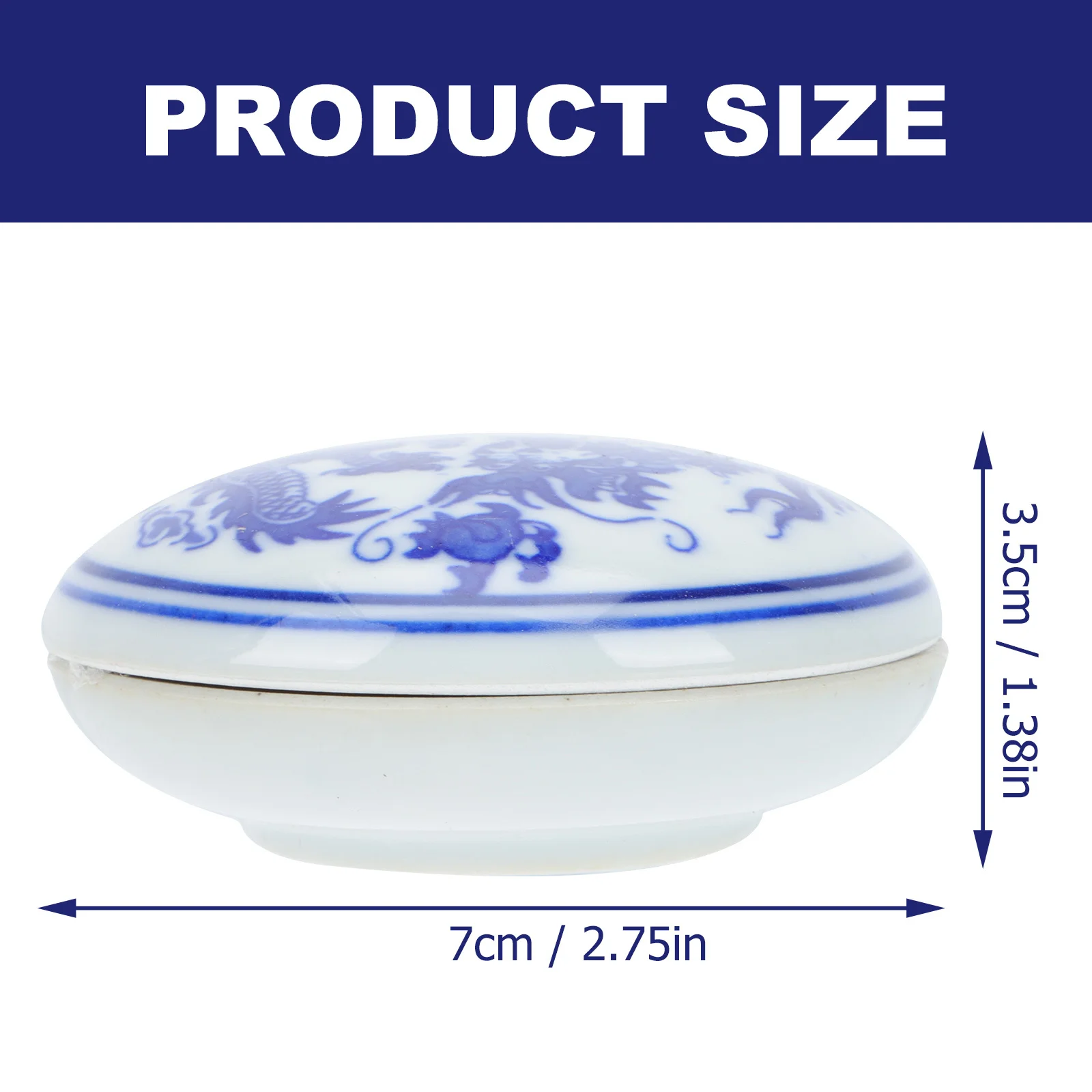 1 個 DIY 中国インクパッドセラミック表面多目的インクパッド滑らかな傷つきにくい絵画書道用