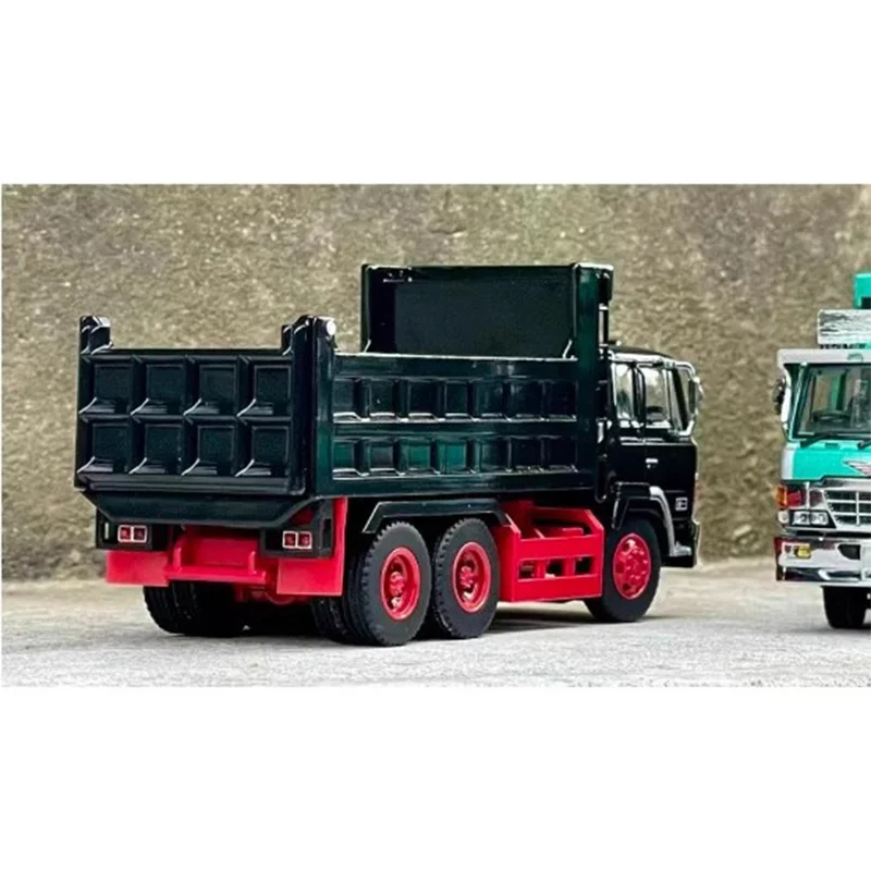 Escala 1:64 dbgt hino super golfinho grande águia caminhão basculante liga modelo fundido brinquedo simulação personalizável crianças brincar veículo