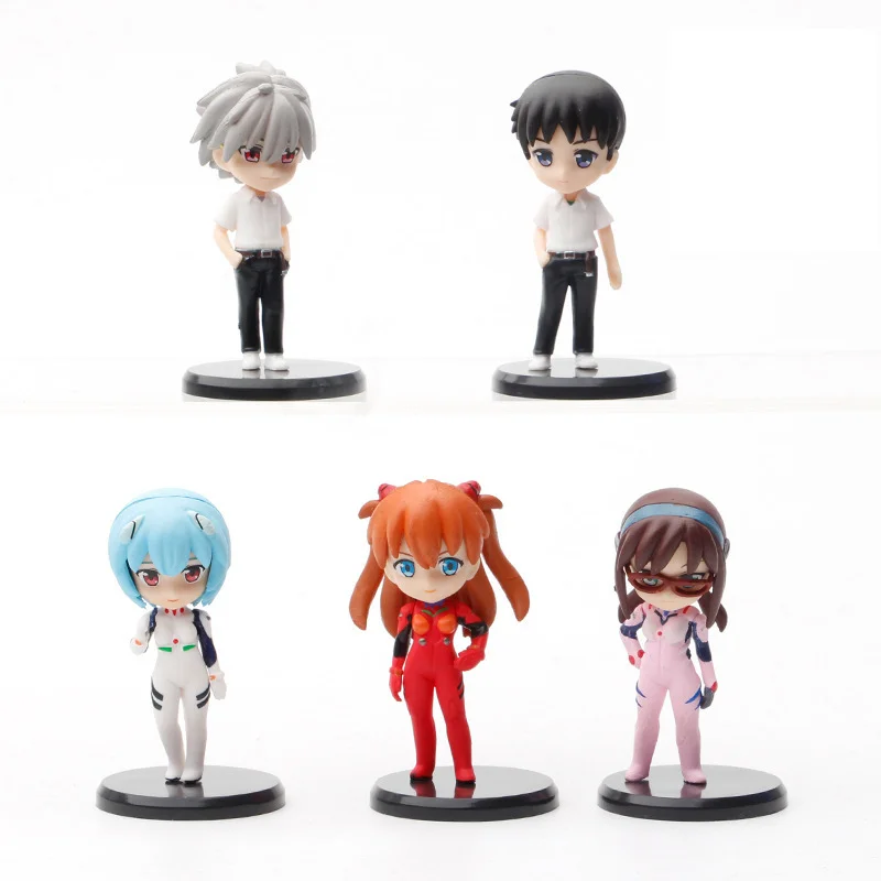 

EVA Anime characters Mari Makinami Illustrious/Ayanami Rei Action diagram q-version Collect Dolls Pendant