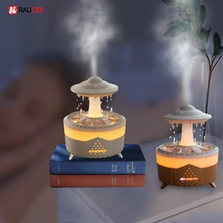 Humidifiers Raindrop Atmosphere Lamp Essential Oil Diffuser Night Light Aroma Cute Humidifier For Bedroom Home Air Humidifier