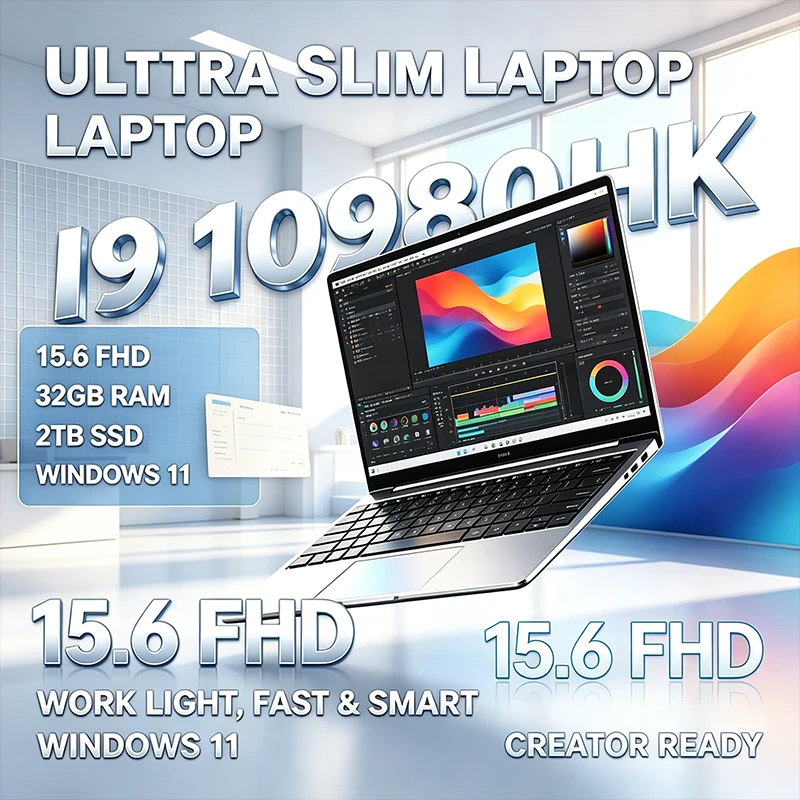 Laptop ultrafino de 15,6