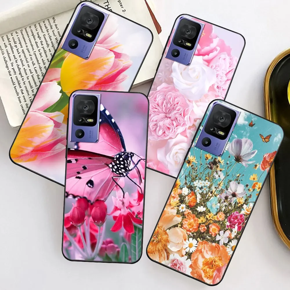 Case For TCL 40 SE Coque tcl 40 SE TPU Soft Silicone Fashion Phone Case For TCL 40 SE Cover For TCL 40SE Cute Bumper Funda Matte