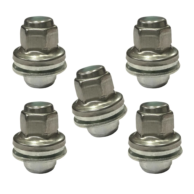 C2C35294010 5pcs 37mm Wheel Lug Nuts Bevel Seat Fit for Jaguar X Type S Type Xk XJ8 XJR XF C2C35294