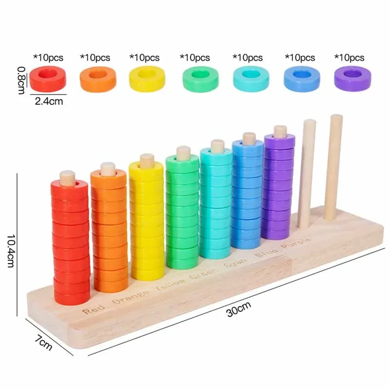 Montessori Board Game Color Sorting Logic Thinking Challenge Intellectual Clearance Interaction Education Toys