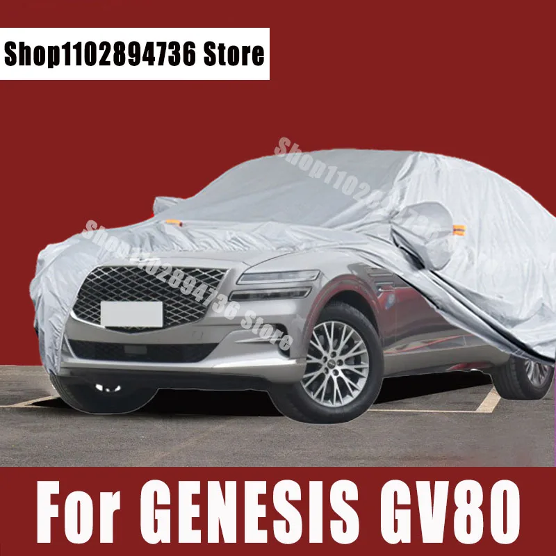 

For GENESIS GV80 Full Car Covers Outdoor Sun uv protection Dust Rain Snow Protective Auto Protective cover