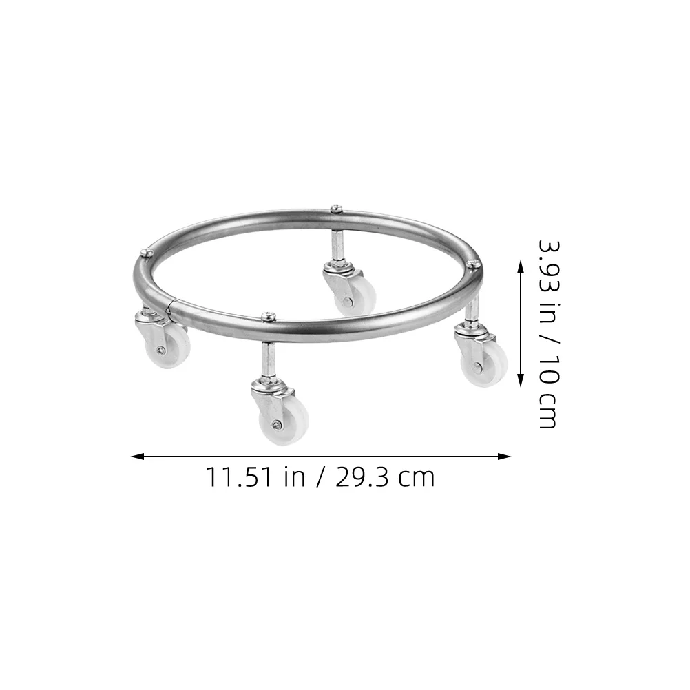 

Gas Cylinder Holder Movable Heavy Duty Propane Tank Stand Base Plate Stable Carrying Capacity Cylinder Bracket with Casters