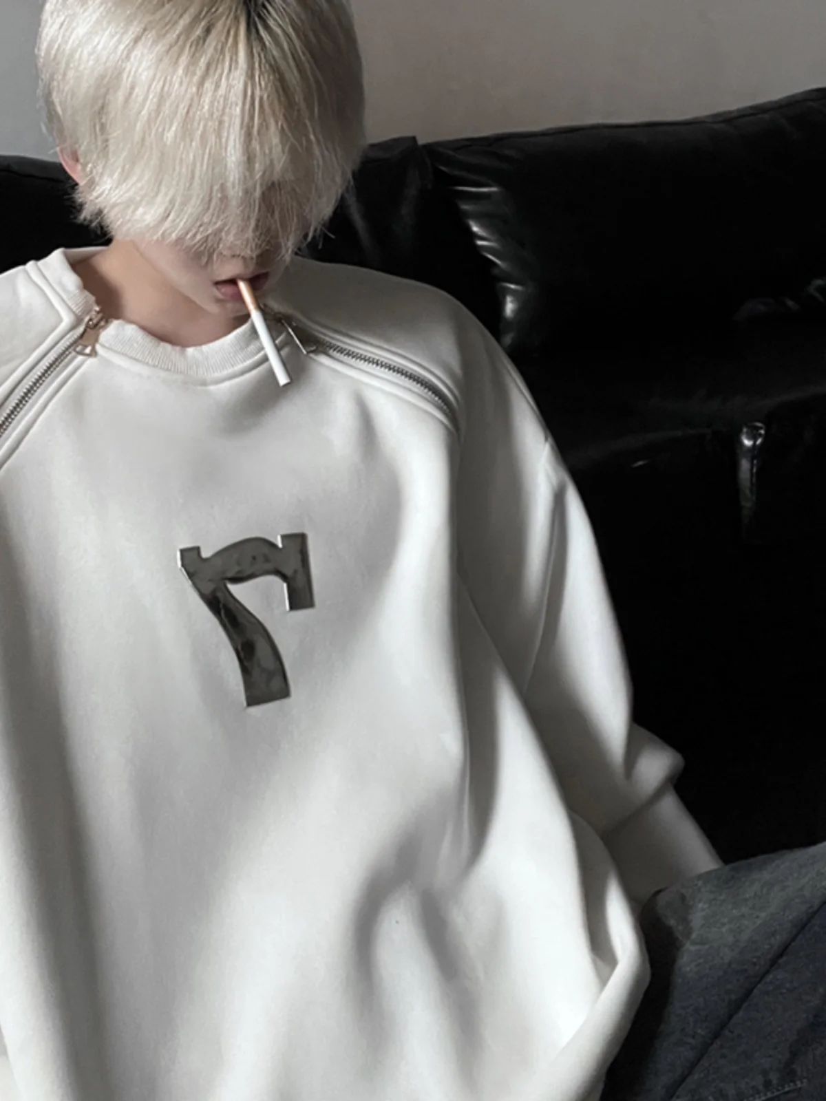 

Мужская толстовка Cleanfit American High Street Digital 7, осенняя, в прохладных тонах, премиум-класса, с двойной молнией, парная куртка