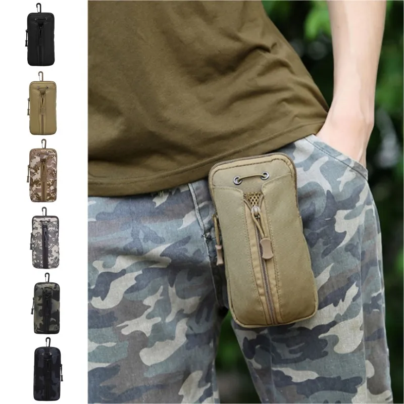 Outdoor Mini Waist Pack Insulation Cup Bag Water Bottle Bag Cup Cover Water Bottle Bag Hanging Bag Cell Phone Bag Accessories