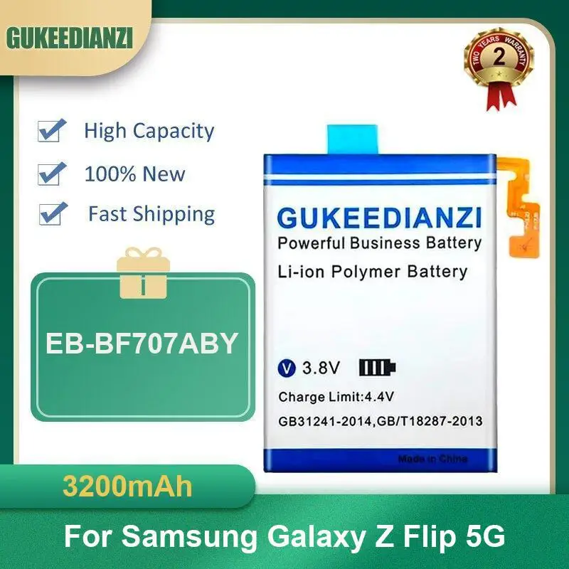 Battery For Samsung Galaxy Z Flip 5G EB-BF707ABY EB-BF708ABY EB-BF707ABY+EB-BF708ABY High Capacity