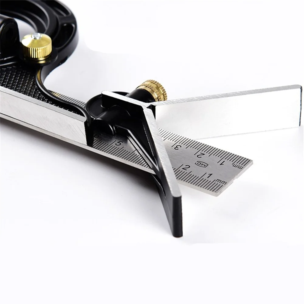 3 In1 Adjustable Ruler Multi Combination Square Angle Finder Protractor 300mm/12"Measuring Set Tools Universal Ruler Right Angle