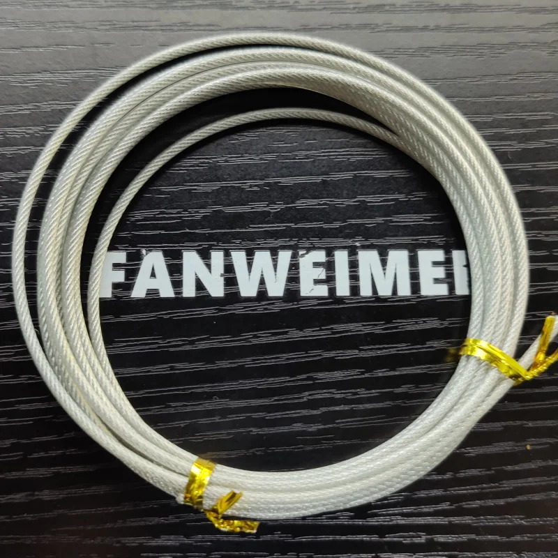 NEVERTOOLATE 2,.5mm x 3m steel cord coated with PVC skip jump rope backup rope spare part accessories