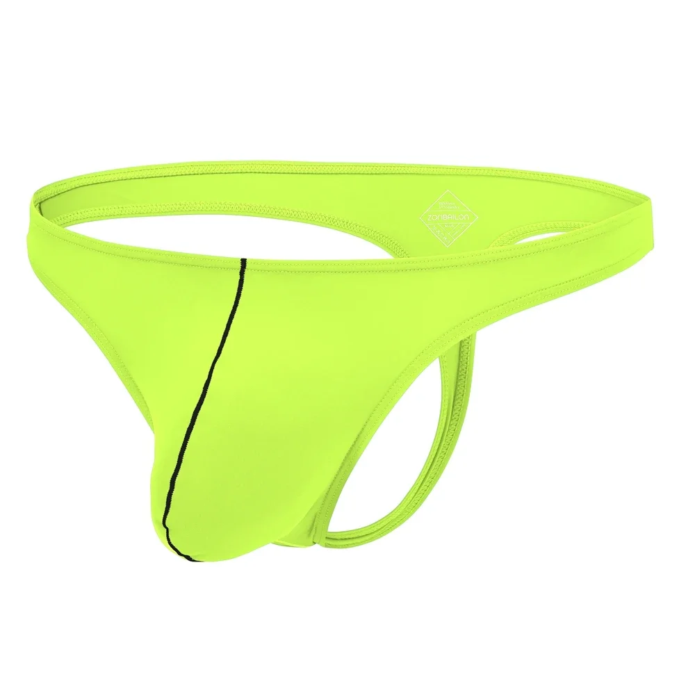 Jinshi Men's Sexy Tagless G-Strings Underwear T-Back Jockstrap Thongs Mens T-Back