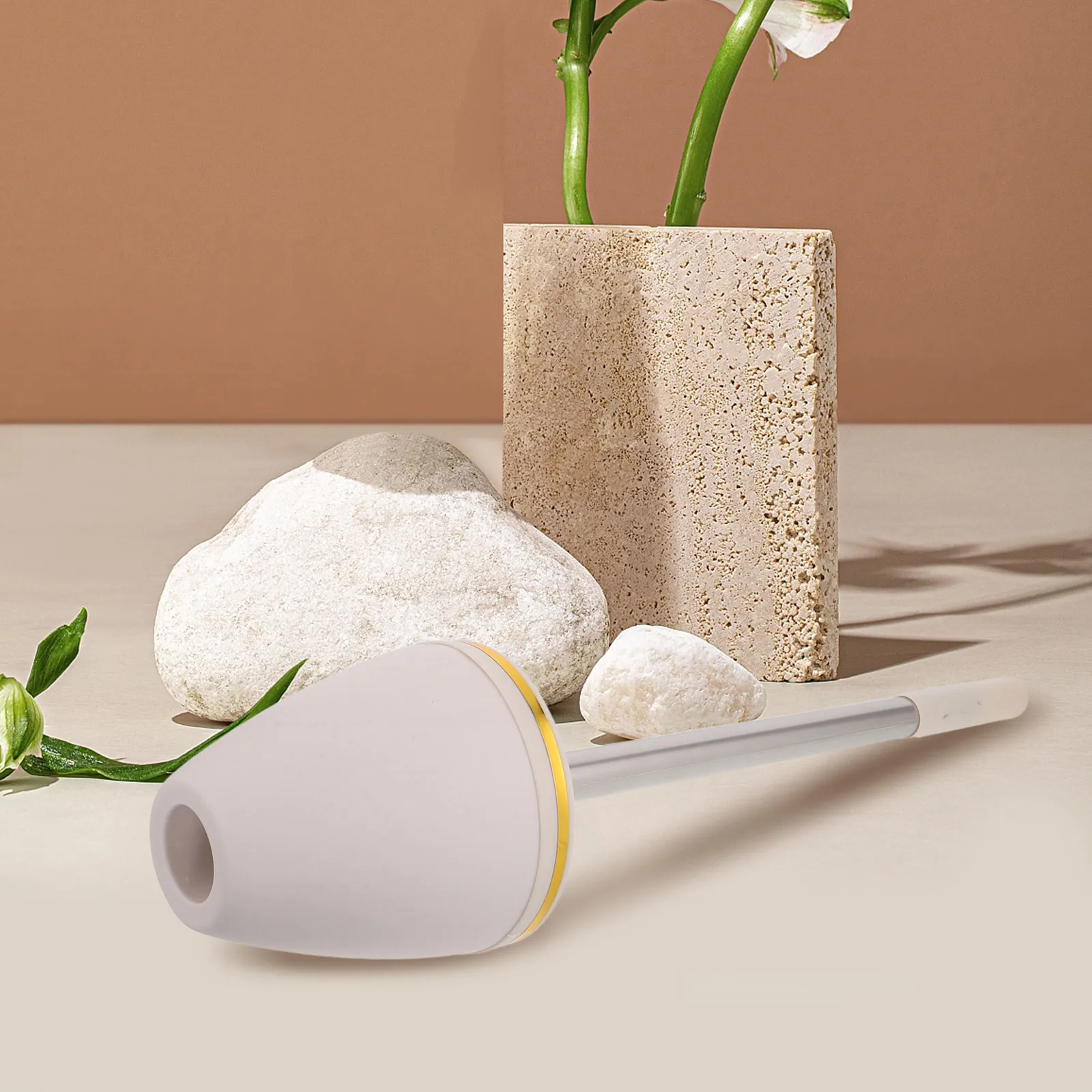 Squat Toilet Odor Stopper with Handle - Anti-Smell Drain Plug for Backflow Prevention - Toilet Drain Seal for Bathroom Hygiene