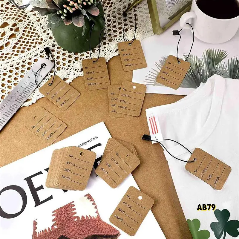 5000 조각 가격 태그 및 행 태그 문자열, 의류 마킹 태그 용 의류 태그 Unstrung 태그 저장소 태그