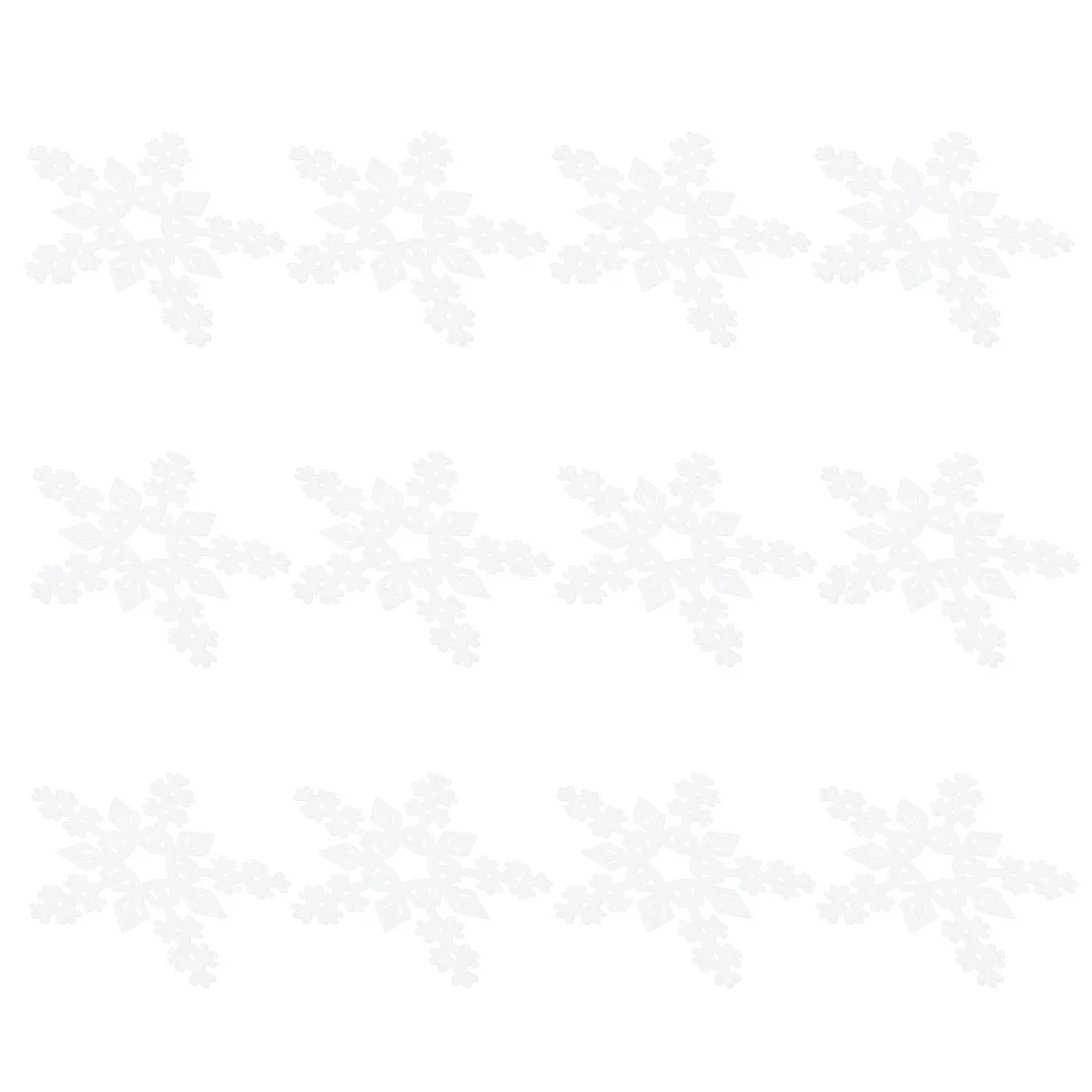 

1 set 1 Set Christmas Snowflake Pendants Diy Decorations For Tree Party Hotel Bar Home Festival Use Lovely Ornaments