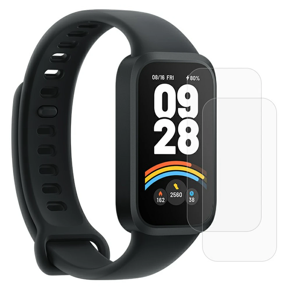 

2 шт. для Xiaomi Smart Band 9 Active/Redmi Band 3, защитная пленка для экрана часов, прозрачная пленка из ТПУ