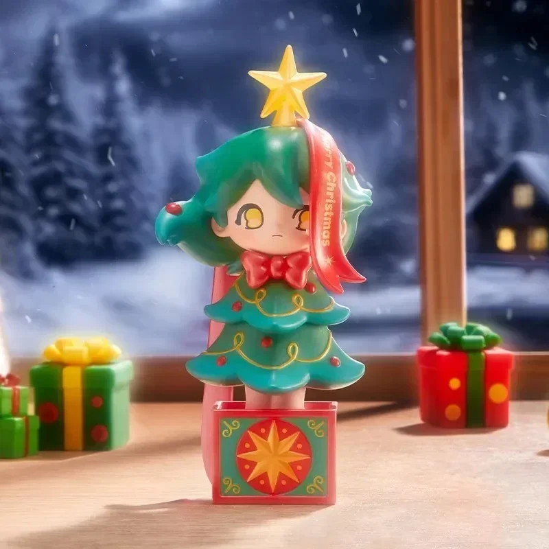 POP MART AZURA Warme Weihnachtsserie Blind Box – Mystery Figure Puppe Niedliche Anime Desktop Ornamente Sammlung Spielzeug Guess Bag