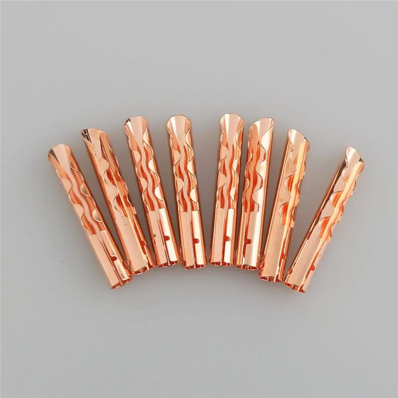 Speaker Cable Connectors- 8Pcs High Quality Pure Copper BFA 4Mm Z-Type Banana Plug Accessories