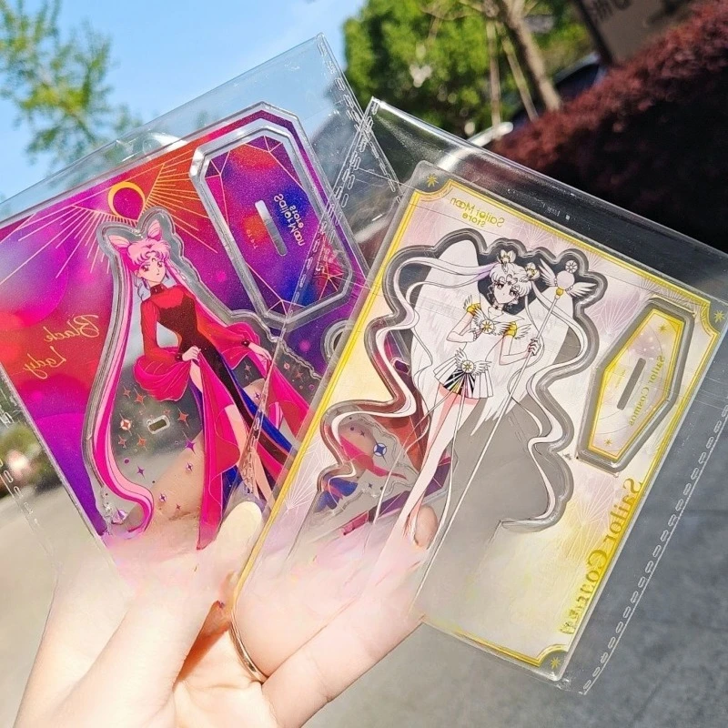 بحار القمر Tsukino Usagi الاكريليك اللوحة تزيين مُثبت أنيمي شخصية الأطفال غرفة نوم سطح المكتب الديكور اللوحة قلادة