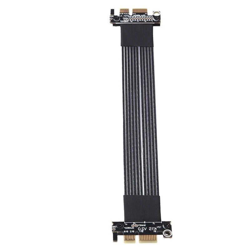 Pcie 5.0 X1 To X1 Riser Cable Male To Male Female-To-Female Network Card Sound Card LAN Card 15Cm