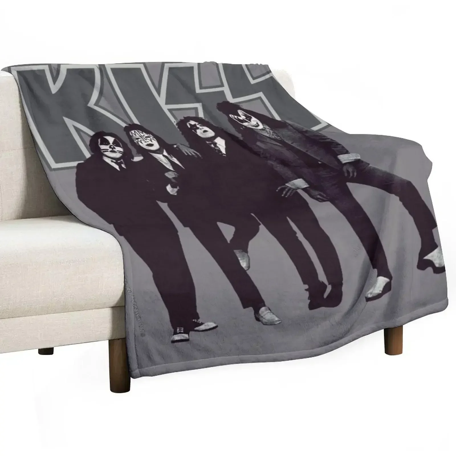 

kiss the band Throw Blanket Luxury Throw for sofa Blankets